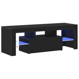 Walplus Tv Cabinet Black 120 X 35 X 40 Cm Engineered Wood - thumbnail 5