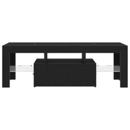 Walplus Tv Cabinet Black 120 X 35 X 40 Cm Engineered Wood - thumbnail 7