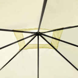 Outsunny Garden Gazebo Awning Tent Marquee Water Resistant Steel Cream 3Mx3M - thumbnail 9