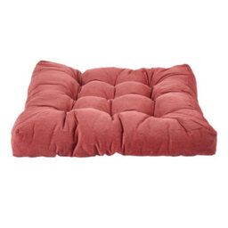 Living And Home Supportive And Comfortable Corduroy Chair Cushion Seat Pad Tatami Cushion Indoor And Outdoor 55Cm W X 55Cm D X 5Cm H Red - thumbnail 6