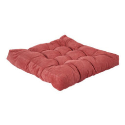Living And Home Supportive And Comfortable Corduroy Chair Cushion Seat Pad Tatami Cushion Indoor And Outdoor 55Cm W X 55Cm D X 5Cm H Red