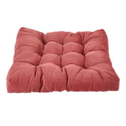 Living And Home Supportive And Comfortable Corduroy Chair Cushion Seat Pad Tatami Cushion Indoor And Outdoor 55Cm W X 55Cm D X 5Cm H Red - thumbnail 5