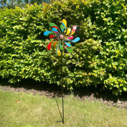 Primrose Metal Droplet Multicoloured Kinetic Wind Spinner 65Cm - thumbnail 5