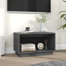 Berkfield Rustic Tv Cabinet Grey 60X35X35 Cm Solid Wood Pine - thumbnail 6