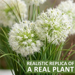 White 50Cm Modern Faux Artificial Dandelion Plants In Pot Silk Flowers Garden Decor - thumbnail 3