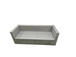 Fimous Rattan Garden Furniture Set Outdoor 10 Seater Patio Dining Sets Glass Top Dining Table 2 Side Tables Light Grey - thumbnail 5