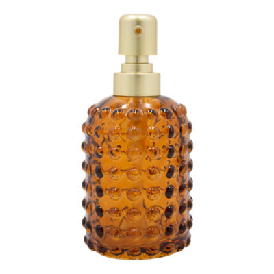 GoodHome Reyes Orange Glass Freestanding Soap Dispenser - image 1