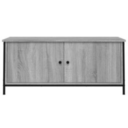 Berkfield Tv Cabinet With Doors Grey Sonoma 102X35X45 Cm Engineered Wood - thumbnail 5