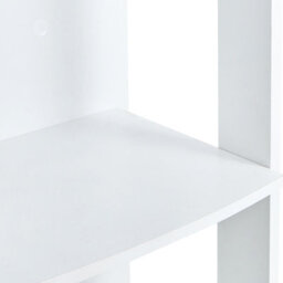 Beliani Corner Desk Snyder White 125 Cm 125 Cm - thumbnail 5