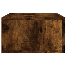 Berkfield Durable Wall-Mounted Bedside Cabinets 2 Pcs Smoked Oak 35X35X20 Cm - thumbnail 8