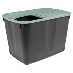 Urbn-Living Urbnliving Large Plastic Pet Cat Litter Bucket Box Enclosure Container Toilet With Vented Lid - thumbnail 1