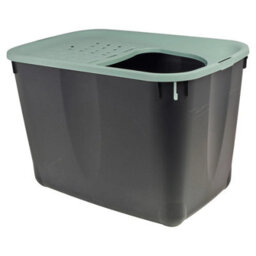 Urbn-Living Urbnliving Large Plastic Pet Cat Litter Bucket Box Enclosure Container Toilet With Vented Lid - thumbnail 5