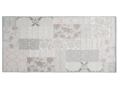 Beliani Rug Ballica Ii Grey 80 X 150 Cm - image 1