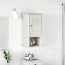 Walplus Wall-Mounted Bathroom Cabinet Vigo White 37 X 34 X 71.5 Cm