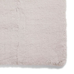 Silver Shaggy Rug, Anti-Shed Rug With 50mm Thick, Modern Luxurious Plain Rug For Bedroom, & Dining Room-60Cm X 120Cm - thumbnail 3