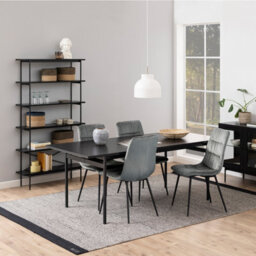Furniture To Go Angus Bookcase With 5 Shelves In Black - thumbnail 6