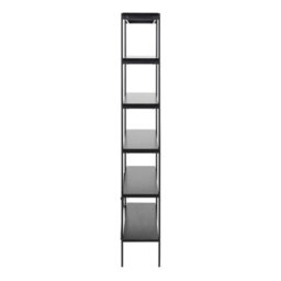 Furniture To Go Angus Bookcase With 5 Shelves In Black - thumbnail 3