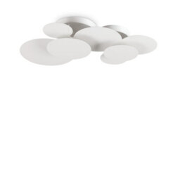Ideal Lux Luminosa Cloud Circles Decorative Flush Ceiling Light White 74Cm 3000K - thumbnail 1