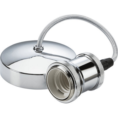 "Knightsbridge 8271Pc 6"" Vintage Pendant Set In A Polished Chrome Finish"