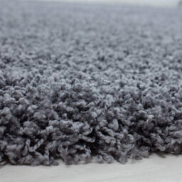 Wadan 60X110Cm Dark Grey Shaggy Rug - Rectangular Soft Touch Thick Pile Modern Area Rug - Rugs For Living & Bedroom Non Shedding - thumbnail 2
