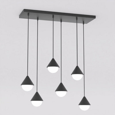 Emibig Lighting Emibig Giro Pendant Lamp 6 X G9 Black - image 1