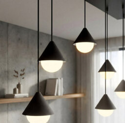 Emibig Lighting Emibig Giro Pendant Lamp 6 X G9 Black - thumbnail 5