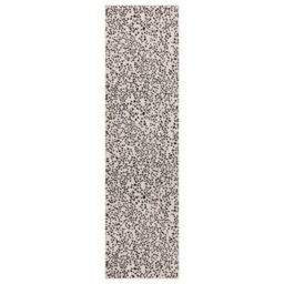 Black Modern Easy To Clean Dotted Rug For Diningroom-66Cm X 240Cm - thumbnail 7