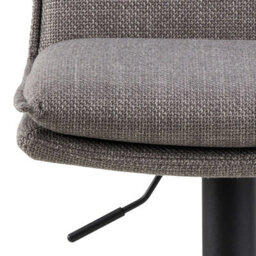 Wyld Haus Mossfield Light Grey And Brown Height-Adjustable Swivel Bar Stool - thumbnail 6
