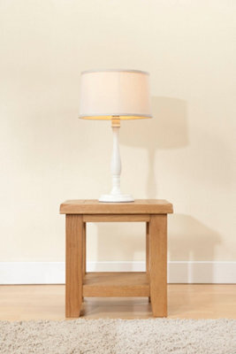 Buttercup Farm Shrewsbury Lamp Table - L33 X W40 X H40 Cm - Oak - image 1