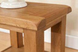 Buttercup Farm Shrewsbury Lamp Table - L33 X W40 X H40 Cm - Oak - thumbnail 3