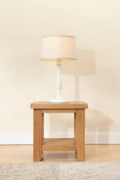 Buttercup Farm Shrewsbury Lamp Table - L33 X W40 X H40 Cm - Oak