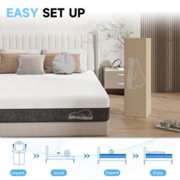 Onemill Memory Foam Mattress 6 Inch With Soft Fabric Skin-Friendly Mattress-King - thumbnail 9