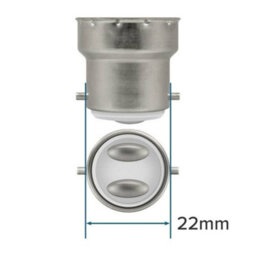 Crompton Lamps Led Golfball 4.5W B22 Harlequin Ip65 Warm White Clear (3 Pack) - thumbnail 2