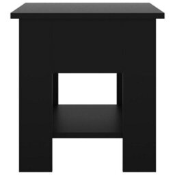 Berkfield Modern Coffee Table Black 40X40X42 Cm Engineered Wood - thumbnail 5