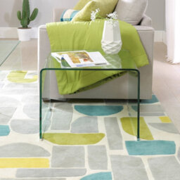 The Furniture Market Geo-Glass Square Side Lamp Table - thumbnail 3
