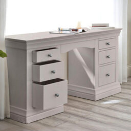 Oakham Premium Ardena Dressing Table - Light Grey - thumbnail 4