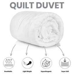 Aspire Homeware 4.5 Tog All-Season Duvet Premium Anti-Allergy Lightweight Quilt King (L)220Cm X (W)230Cm - thumbnail 5
