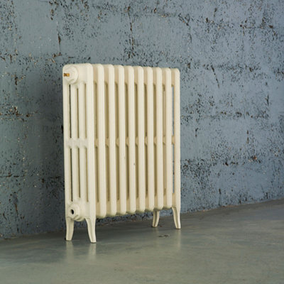 Arroll Neo-Classic Cream 4 Column Radiator, (W)754mm X (H)660mm