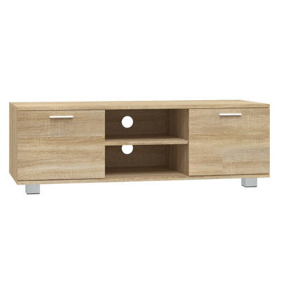 Berkfield Modern Tv Cabinet Sonoma Oak 120X40.5X35 Cm Engineered Wood - image 1