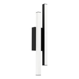 Eglo Serricella Black Metal Integrated Led Ip55 Outdoor Wall Light, (D) 10Cm - thumbnail 3