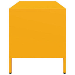 Berkfield Industrial Tv Cabinet Mustard Yellow 101.5X39X43.5 Cm Cold-Rolled Steel - thumbnail 6