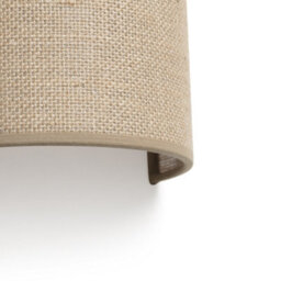 Luminosa Lighting Luminosa Otton Round Jute Up Down Wall Lamp Vertical 2 Light - thumbnail 2