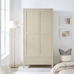 Melody Maison Double Wardrobe, Chest Of Drawers & Pair Of Bedside Tables - Hales Taupe Range - thumbnail 4