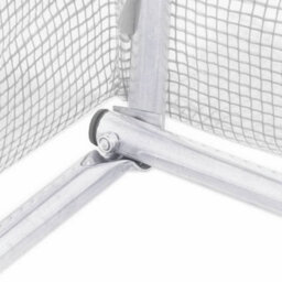 Berkfield Greenhouse With Steel Frame White 12 M2 6X2X2.85 M - thumbnail 8