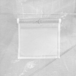 Berkfield Greenhouse With Steel Frame White 12 M2 6X2X2.85 M - thumbnail 7