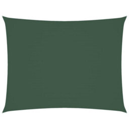 Berkfield Sunshade Sail Oxford Fabric Rectangular 5X7 M Dark Green - thumbnail 2
