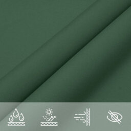 Berkfield Sunshade Sail Oxford Fabric Rectangular 5X7 M Dark Green - thumbnail 5