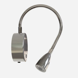 CGC Lighting Cgc Matilda Satin Nickel Adjustable Flexible Neck Led Rechargeable Magnetic Usb Reading Bedside Wall Light - thumbnail 3