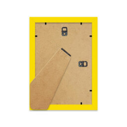 "6X4"" Yellow Frame With Mount For 4X3"" Pictures 20mm Thin Edge Portrait And Landscape Display With Wall Hooks And Kickstand" - thumbnail 3