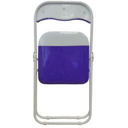Harbour Housewares Coloured Padded Folding Chairs - Purple - Pack Of 6 - thumbnail 5